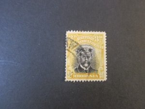 Rhodesia 1913 Sc 124a P15 FU