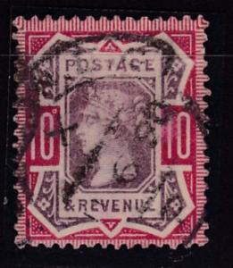 Great Britain 1887 10d car.rose & lilac Queen QV Jubilee F/ VF/Used/(o)