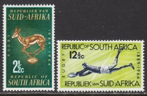 South Africa Scott 301-02 complete set F to VF mint OG H.  FREE...