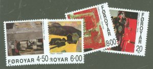 Faroe Islands #364-367  Single (Complete Set) (Art)