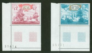 French Polynesia #C128-C129 Mint (NH) Single (Complete Set)