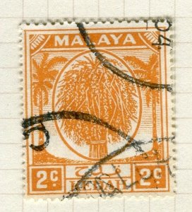 MALAYA KEDAH; 1950 early Sultan issue fine used 2c. value