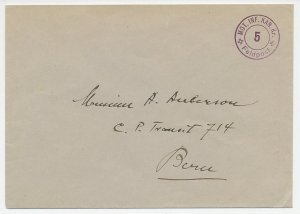 Cover / Postmark Switzerland Fieldpost - Service Cover - WWII - MOT. INF. KAN. K