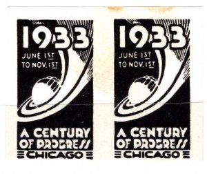 1933 US Cinderella A Century of Progress International Exposition Chicago MNH