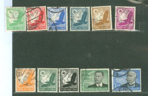 Germany #C46-56 Used Single (Complete Set)