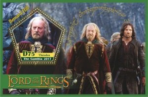 Stamps. Cinema. The Lord of the Rings 2017 year 6 sheets perforated MNH**