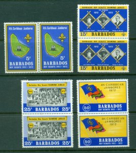 Barbados 1972 Boy Scout Diamond Jubilee pr MUH