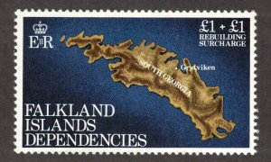 FALKLAND DEPENDENCIES 1982 Rebuilding; Scott 1LB1, SG 112; MNH