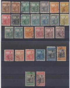 ARGENTINA 1899-1903 Sc 122-142 & 137a (28x) FULL SET + SHADES USED SCV$84.65++