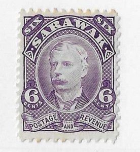 Sarawak Sc #30  6c  violet  OG VF