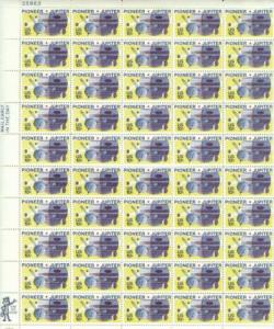SCOTT 1556 PIONEER JUPITER SPACE EXPLORATION 10ct 50 ST