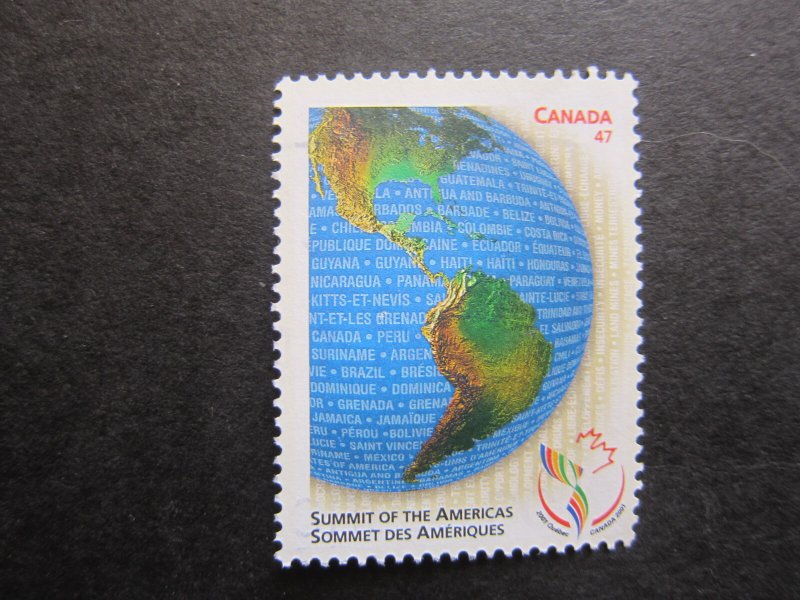 Canada # 1902  Summit Of The Americas Nice stamps  {ca1031}