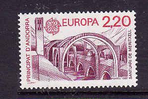 French Andorra-Sc#352-Unused NH Europa-1987-