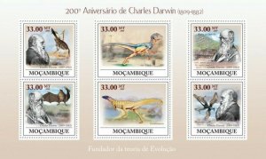 Mozambique 2009 MNH - 200th Anniversary of Charles Darwin (1809-1882). Sc 1894