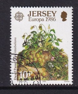 Jersey   #396  cancelled   1986  Europa  10p