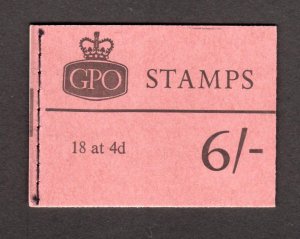 6/- PHOSPHOR BOOKLET MARCH 1967 Cat £50