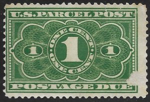 US #JQ1 1c Parcel Post - Postage Due