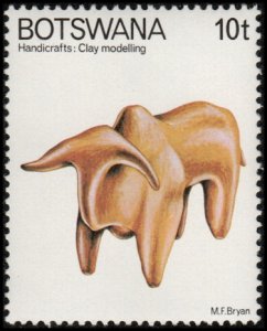 Botswana 231 - Mint-NH - 10t Clay Figure / Buffalo (1979)