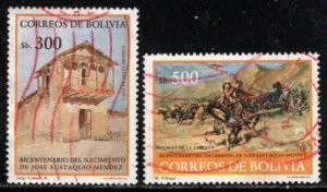 Bolivia # 707-08 ~ Cplt Set of 2 ~ Used