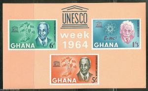 GHANA  IMPERFORATED SOUVENIR SHEET UNESCO  SCOTT#191a  MINT NEVER HINGED