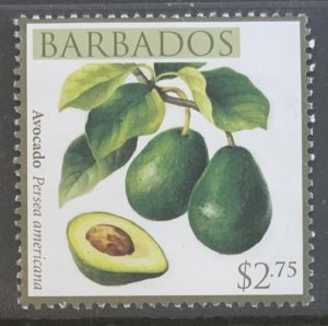 BARBADOS 2011 FRUITS $2.75 AVOCADO SG1371  FINE USED