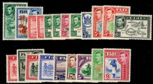 FIJI SG249-266b, COMPLETE SET, LH/NH MINT. Cat £275. 