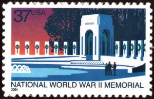 SC#3862 37¢ National World War II Memorial (2004) SA