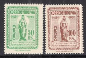 Bolivia C163-C164 MNH VF