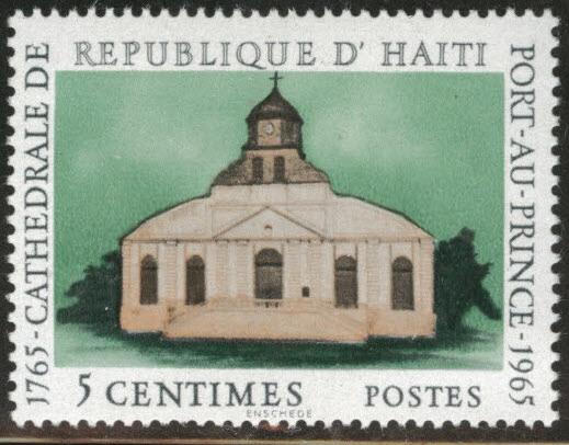 Haiti  Scott 529 MH* 1965 Catherdral stamp