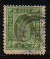 Denmark Sc O3 1871 16 sk green Official stamp used