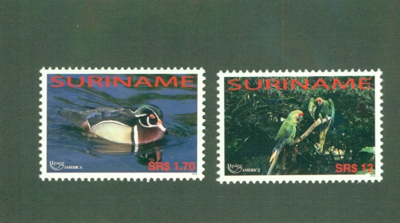 SURINAM 1316-17 MNH CV $11.00 BIN $5.50