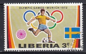 Liberia 1972 Sc#591 Football player Used