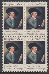 1553 Benjamin West Block MNH