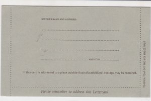 Australia UNUSED stamped Letter card ref 21736