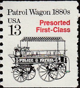 # 2258 MINT NEVER HINGED ( MNH ) 1880''S PATROL WAGON'