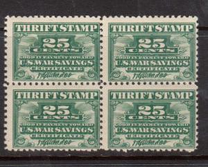 USA #WS1 NH Mint Block