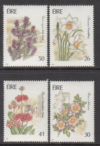 Ireland 810-813 Flowers MNH VF