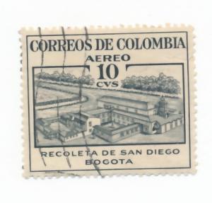 Colombia 1954 Scott C240 used - 10c, Retreat of San Diego