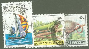St. Vincent Grenadines #167/170-1  Multiple (Animals)