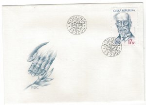 Czech Republic 2000 FDC Stamps Scott 3113 President Masaryk