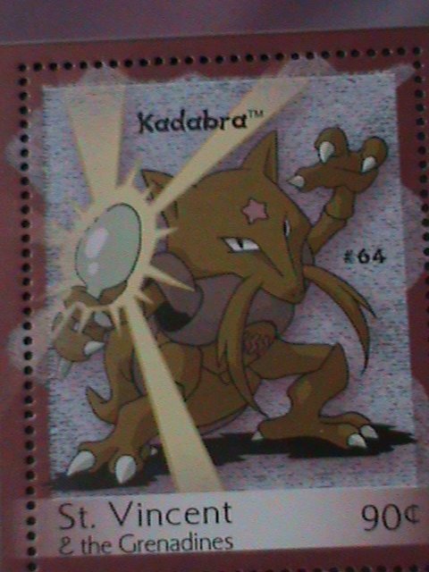 ​ST. VINCENT GRENADINE-COLORFUL BEAUTIFUL LOVELY POKEMON -MNH-SHEET-VF