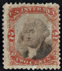 R135 2¢ Third Issue Documentary Stamp (1871) Used