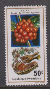 Rwanda 634 Coffee Beans 1975