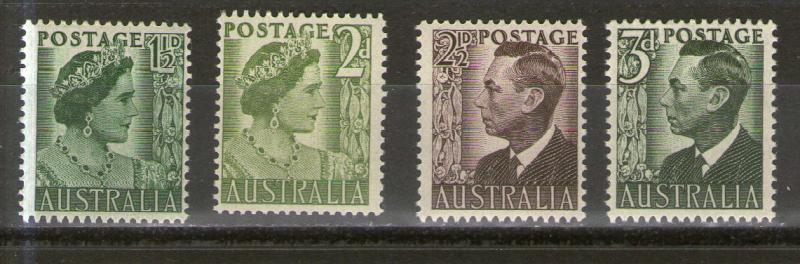 Australia 230-233 MNH