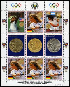 Paraguay C765 M/S, MI Klb.4302, MNH. Olympics, Seoul. Steffi Graf, tennis, 1989