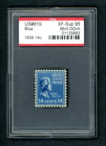 US 819 Mint Ognh PSE XF-Sup 95 Encapsulated