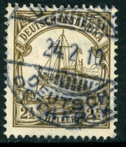 East Africa 1906 Germany 2½ Heller Brown Sc #31 Mint R149