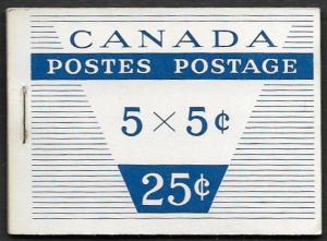 Canada Stamps -Wilding Queen #BK49c Type II Booklet, 1954 -MNH