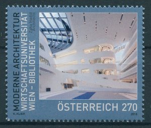 Austria 2018 MNH Vienna University Economics Business 1v Set Architecture Stamps