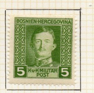 Bosnia and Herzegovina Early 1900s Early Issue Fine Mint Hinged 5h. NW-169988